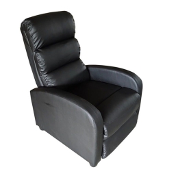 Πολυθρόνα Relax Alison 15.0030 68X76X104 Black Τεχνόδερμα