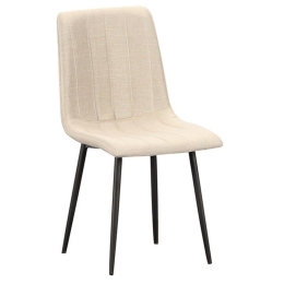 Καρέκλα Dora 11.1582 43Χ50Χ85 Beige Μέταλλο,Ύφασμα