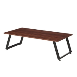Τραπεζάκι Σαλονιού Asia 09.0067 120Χ60Χ40cm Walnut Mdf,Μέταλλο
