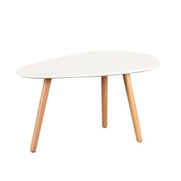 Τραπεζάκι Σαλονιού Tamy Small 09.0073 75Χ43Χ40cm Natural-White Mdf,Ξύλο