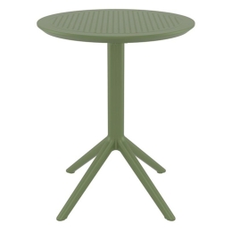 Τραπέζι Sky 20.0730 60X74cm Πτυσσόμενο Olive Green