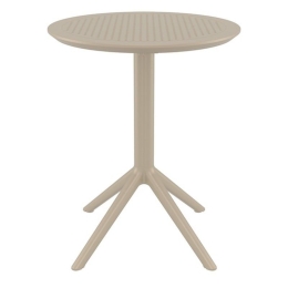 Τραπέζι Sky 20.0729 60X74cm Πτυσσόμενο Taupe