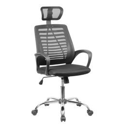 Καρέκλα Γραφείου A4350 01.0085 60X62X110-119 Black