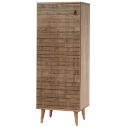 Παπουτσοθήκη - Ντουλάπι Malin HM8978.01 50x38x135cm Sonoma Μελαμίνη