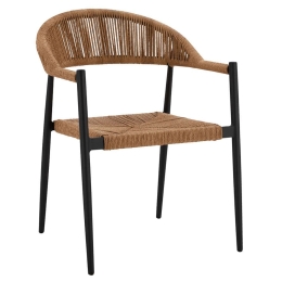 Πολυθρόνα HM5787.02 57x60x81,5cm Anthracite-Beige