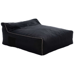 Πουφ Διθέσιο Yamin HM5773.12 140x140x40-60cm Με Ρέλι Black-White