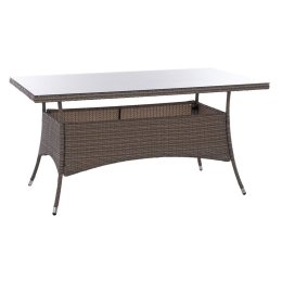 Τραπέζι Κήπου Minsk HM5507.01 150x90x75cm Grey
