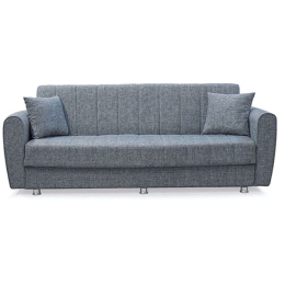 Καναπές-Κρεβάτι Τριθέσιος Joy 40.0103 220x77x88cm Grey