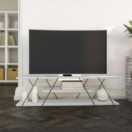 Έπιπλο Τηλεόρασης Tars HM8922.02 120x30x33cm White Μελαμίνη