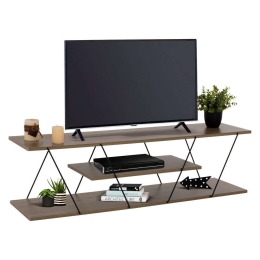 Έπιπλο Τηλεόρασης Tars HM8922.13 120x32x33cm Olive-Grey Μελαμίνη