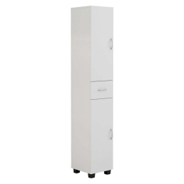 Ντουλάπι Στήλη Ademia HM9124.11 Πολλαπλών Χρήσεων 30x33x175,5cm White Μελαμίνη