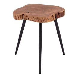 Τραπεζάκι Βοηθητικό Jax HM8202.11 38x40x48cm Ακακίας Natural-Black