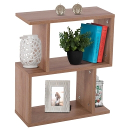 Τραπέζι Βοηθητικό Ameer HM8881.11 Με Ράφια 50x17x56cm Natural Μελαμίνη