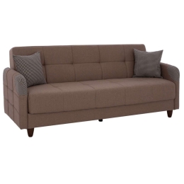 Καναπές - Κρεβάτι Τριθέσιος Sanna HM3245.01 210x82x86cm Beige Ύφασμα