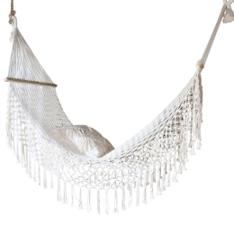 Αιώρα HM9346 200x100cm Μακραμέ Beige