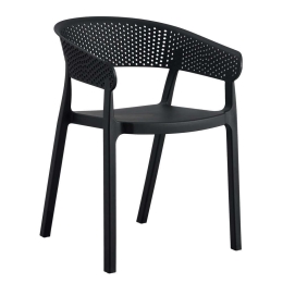 Πολυθρόνα HM5941.02 53,5x50,5x73cm Black