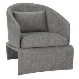 Πολυθρόνα Bevy HM9677.01 72x71x75cm Μεταλλικός Σκελετός Με Ύφασμα Grey Μέταλλο,Ύφασμα
