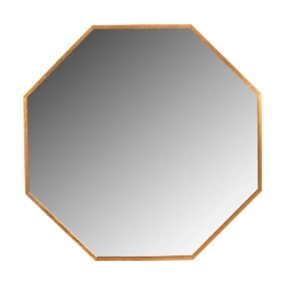 Καθρέπτης Τοίχου HM9583.30 Οκτάγωνος 55,5x25x55,5cm Gold Αλουμίνιο,Γυαλί