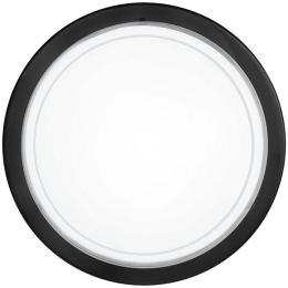 Φωτιστικό Οροφής Planet 1 83159 White-Black Eglo Μέταλλο,Γυαλί