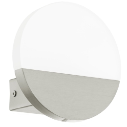 Φωτιστικό Τοίχου Led  Metrass 1 96041 White-Silver Eglo Αλουμίνιο