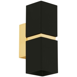 Φωτιστικό Τοίχου Led Passa 95373 Black Eglo Μέταλλο