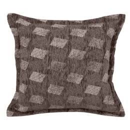 Μαξιλάρι Διακοσμητικό (Με Γέμιση) Rectangle Brown Madi 45X45 Pet
