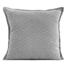 Μαξιλάρι Διακοσμητικό (Με Γέμιση) Tent Grey Madi 45X45 100% Βαμβάκι