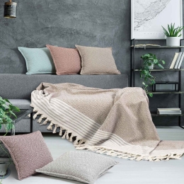 Ριχτάρι Tent Beige Madi Πολυθρόνα 170x180cm 100% Βαμβάκι