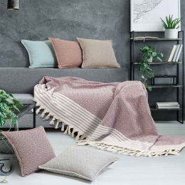 Ριχτάρι Tent Bordo Madi Διθέσιο 170x250cm 100% Βαμβάκι