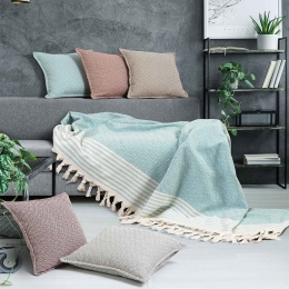 Ριχτάρι Tent Turquoise Madi Πολυθρόνα 170x180cm 100% Βαμβάκι