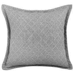 Μαξιλάρι Διακοσμητικό (Με Γέμιση) Panic Grey Madi 45X45 100% Βαμβάκι