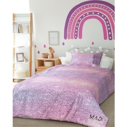 Πάπλωμα Παιδικό Fairy Dust (Σετ 2τμχ) Pink Madi Μονό 170x240cm 100% Βαμβάκι