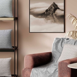Ριχτάρι Wellen Grey Madi Πολυθρόνα 170x180cm 100% Βαμβάκι