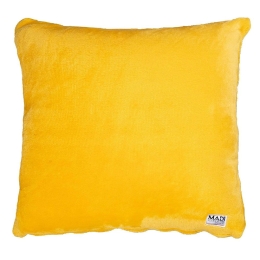 Μαξιλαροθήκη Διακοσμητική Basis Yellow Madi 45X45 Πολυέστερ