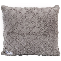 Μαξιλάρι Διακοσμητικό (Με Γέμιση) Oblong Taupe Madi 50X50 Οικολογική Γούνα