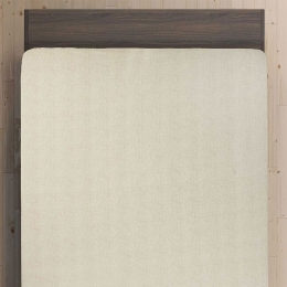 Σεντόνι Fused Με Λάστιχο Beige Madi Υπέρδιπλο 160x230cm Βαμβάκι-Πολυέστερ