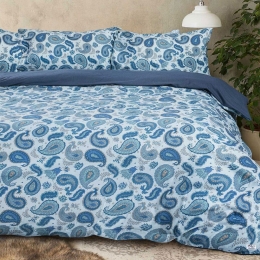 Κουβερλί Boteh (Σετ 3τμχ) Ciel Madi King Size 240x240cm Βαμβάκι-Πολυέστερ