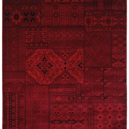 Σετ Χαλιά Κρεβατοκάμαρας 3Τμχ Afgan 7675A Dark Red Royal Carpet SET(2 67X140&67X220) Πολυπροπυλένιο