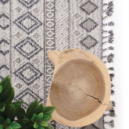 Χαλί Linq 7399A L.Grey-Ivory Royal Carpet 162X162cm Round