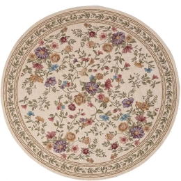 Χαλί Canvas Aubuson 821 J Beige-Pink Royal Carpet 150X150cm Round