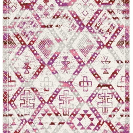 Χαλί Tikal Shaggy 5501 R Fuchsia-Grey Royal Carpet 160X235cm