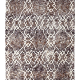 Χαλί Terra 4978/39 Round Brown-Dark Grey Royal Carpet 154X154cm Round