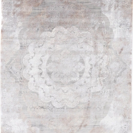 Χαλί Bamboo Silk 6864A Light Grey-Dark Beige Royal Carpet 100X160cm