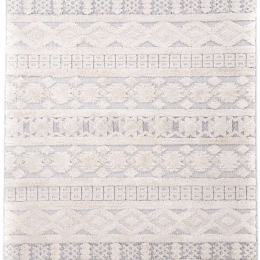 Xαλί La Casa 727A White-Light Grey Royal Carpet 133X190cm