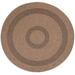Χαλί Ψάθινο Avanos 8866 Black Royal Carpet 160X160 Round