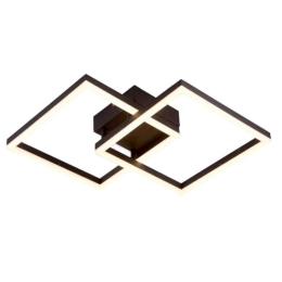 Φωτιστικό Οροφής - Πλαφονιέρα Led Linus 4173700 Brown Viokef Μέταλλο