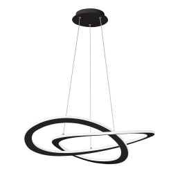 Φωτιστικό Οροφής Led Charlie 4235800 Black Viokef Μέταλλο,Πλαστικό