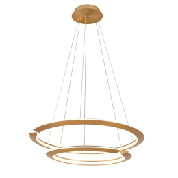 Φωτιστικό Οροφής Led Merilin 4237400 D700 Gold Mat Viokef Μέταλλο