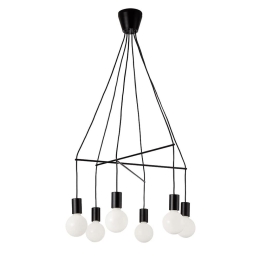 Φωτιστικό Οροφής Gloria 4234000 Black Viokef Μέταλλο