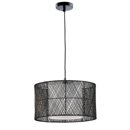 Φωτιστικό Οροφής Grido 4149001 Black Viokef Bamboo
